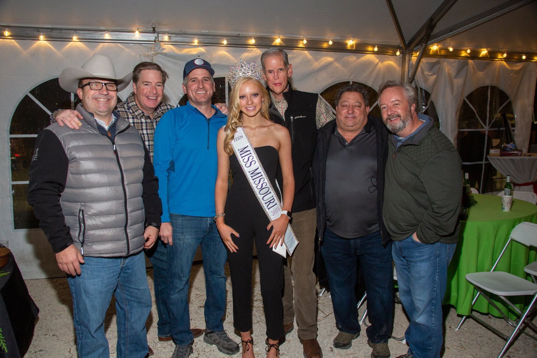 Jason Bachert, Richard Boyette, Aaron Routt, Teen Miss Missouri Natalie Kasten, Bill Mueller, Paul Zagarri, Ken Bartels